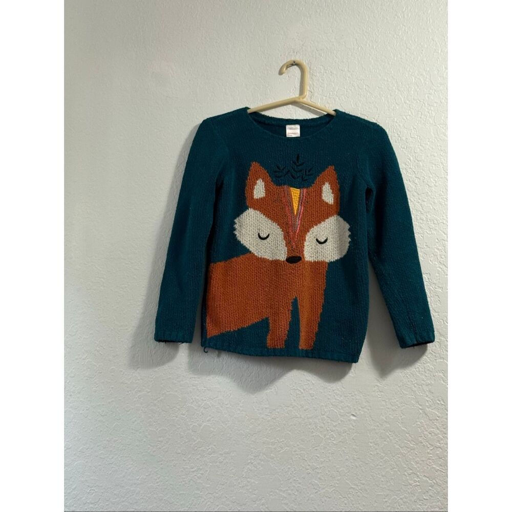 HANNA ANDERSSON FOXโ SWEATER TOP FOREST ANIMALS 140 10